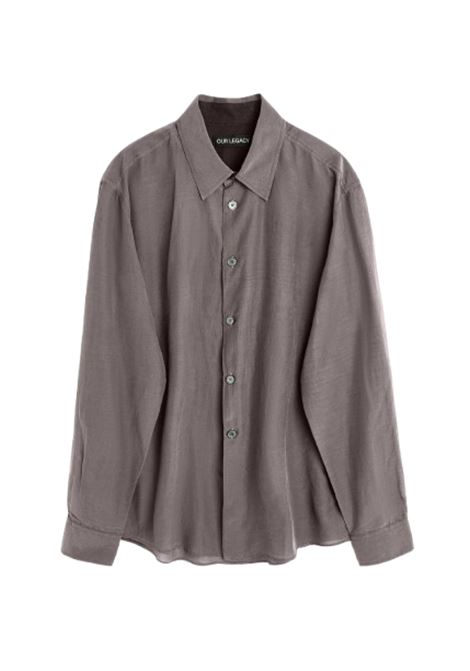 beyond shirt man charcoal OUR LEGACY | M2252BC